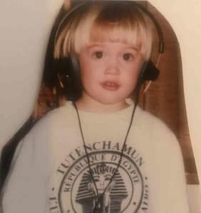 Mario Klintworth als Kind 